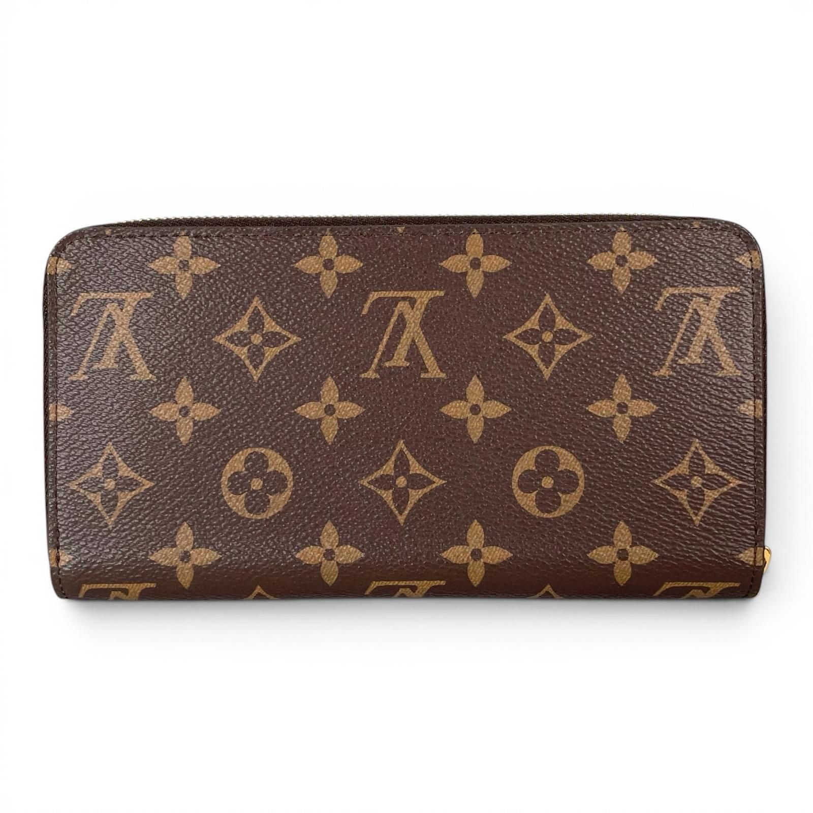 Louis Vuitton Zippy Wallet Monogram Canvas Brown French — view 3