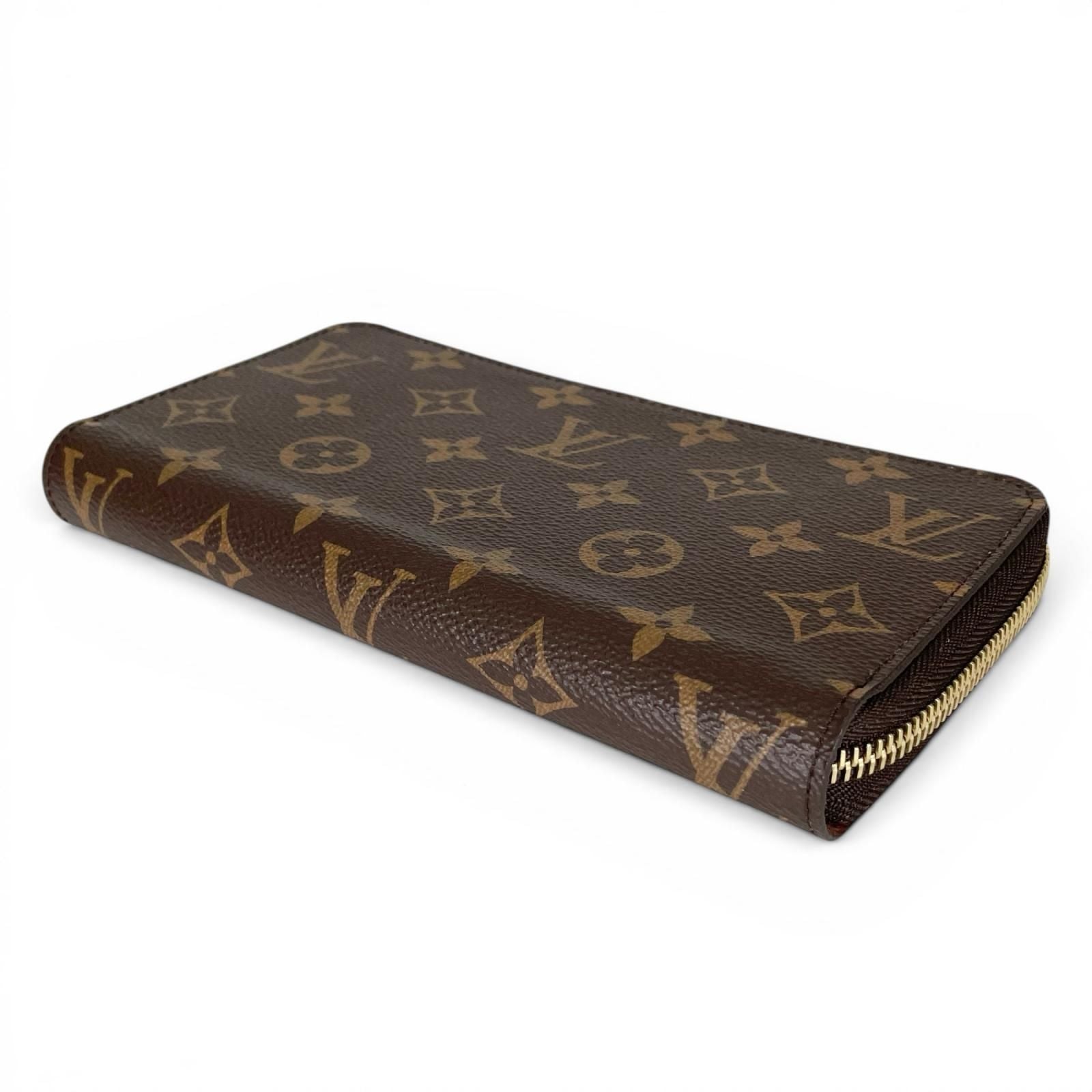 Louis Vuitton Zippy Wallet Monogram Canvas Brown French — view 4