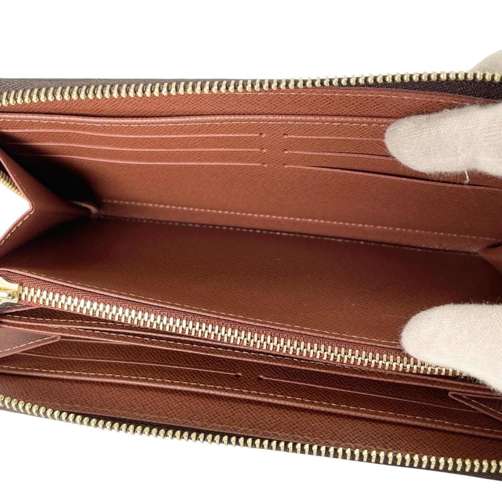 Louis Vuitton Zippy Wallet Monogram Canvas Brown French — view 7