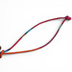 Hermes Petit Assi Leather Guitar Bag Charm Pink Brown — view 6