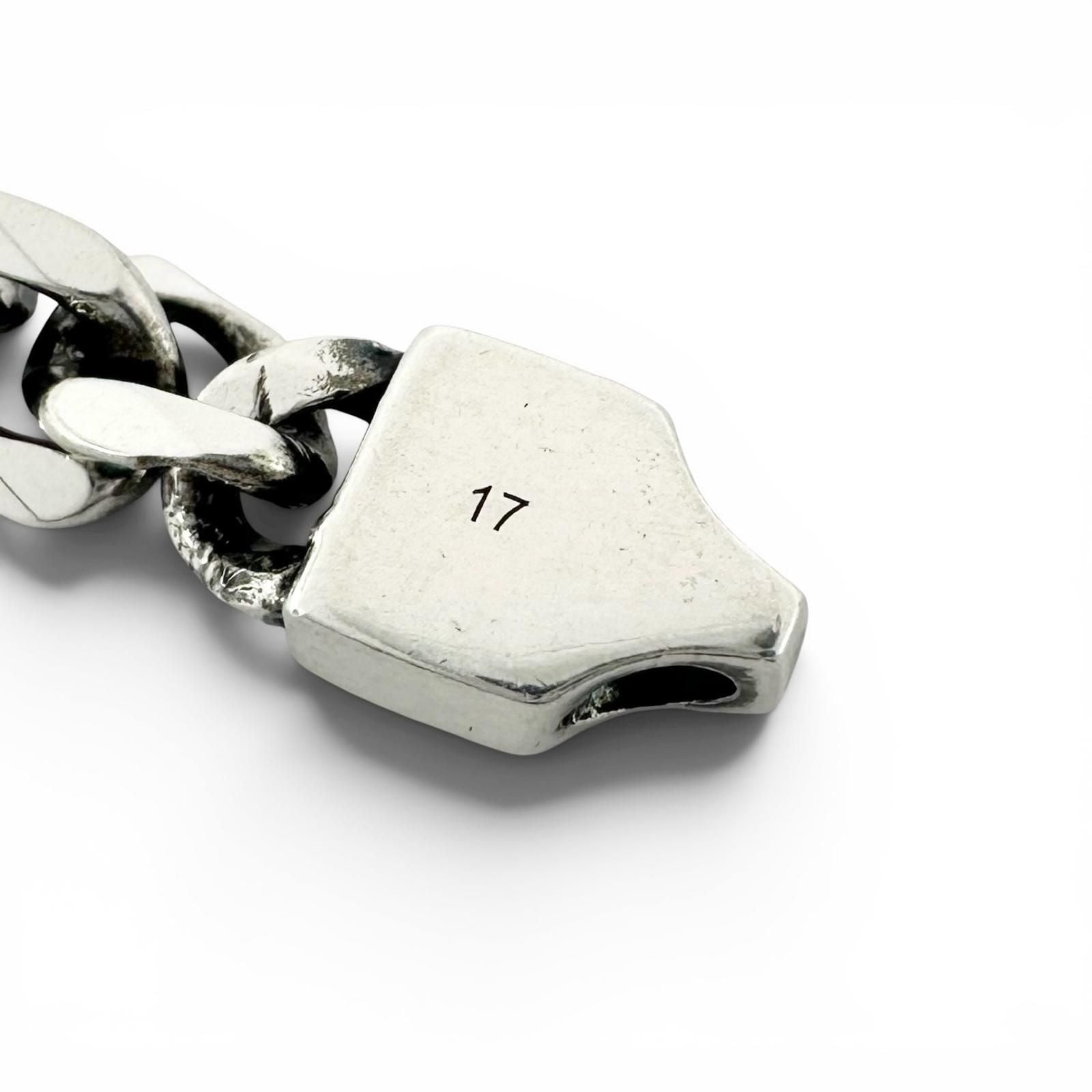 Gucci Interlocking Chain Bracelet Silver 17 cm — view 9