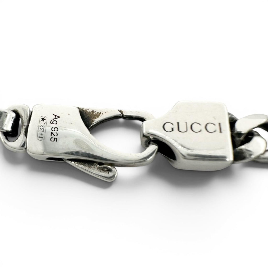 Gucci Interlocking Chain Bracelet Silver 17 cm — view 7