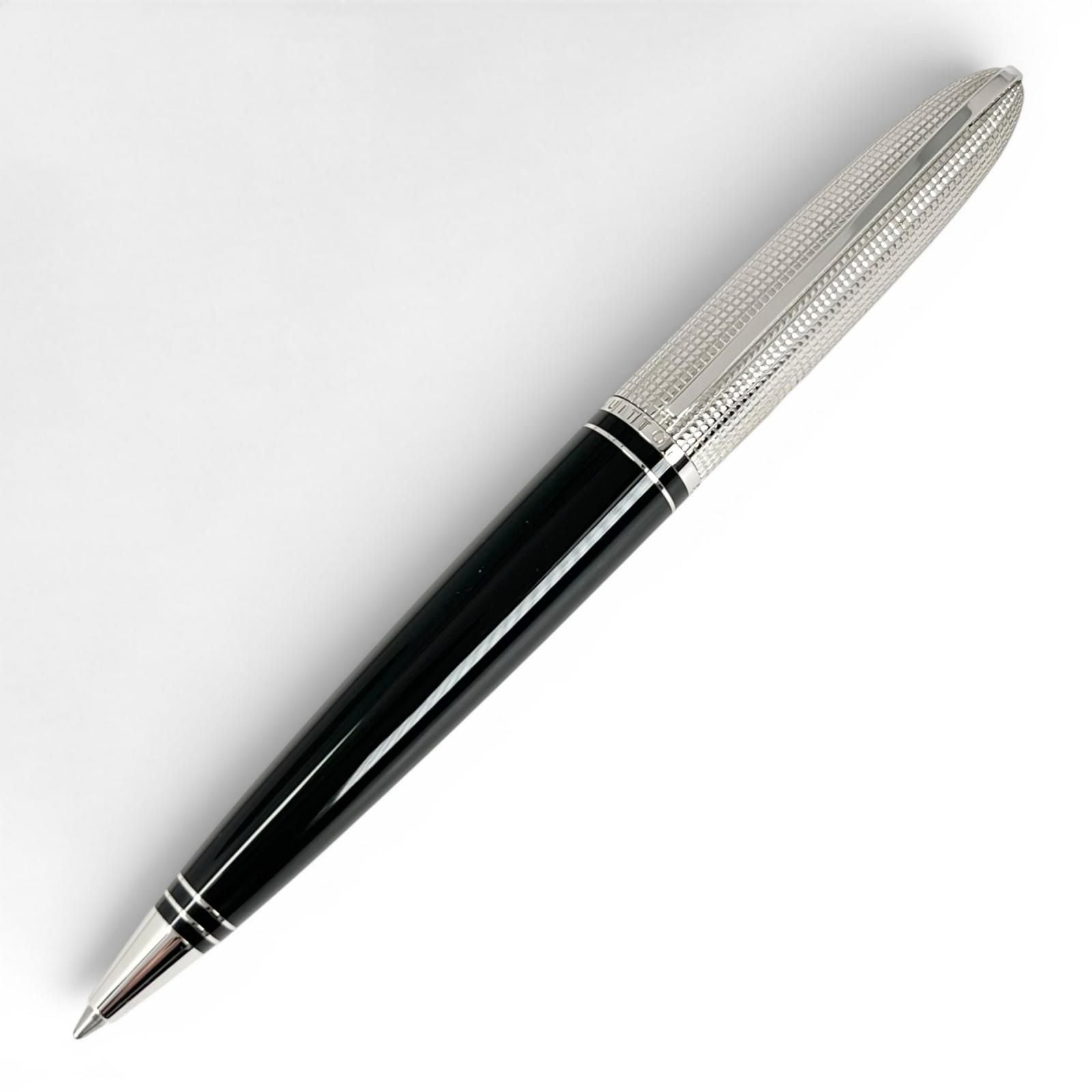 Louis Vuitton Dog Lacquer Twist Ballpoint Pen Black Silver