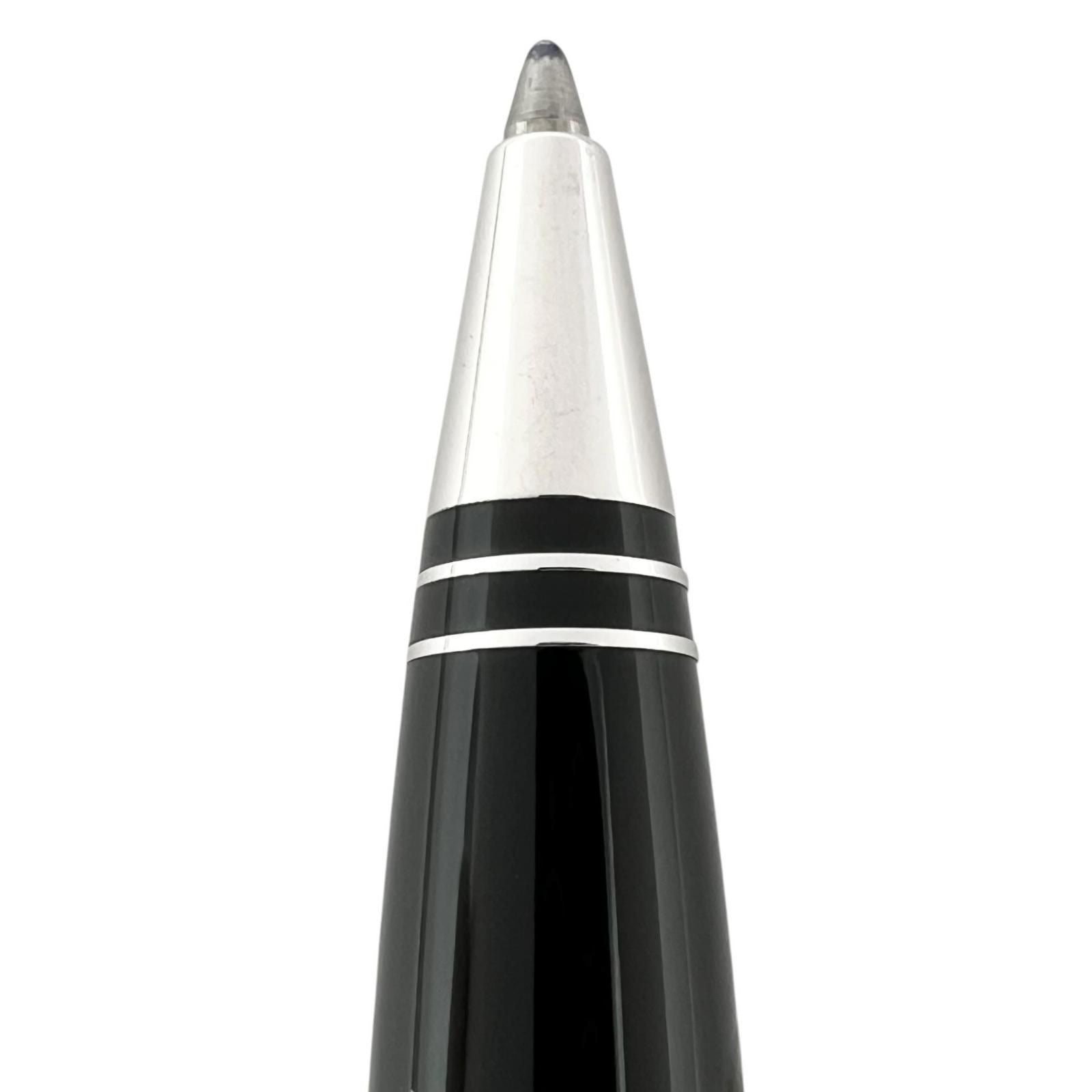 Louis Vuitton Dog Lacquer Twist Ballpoint Pen Black Silver — view 4