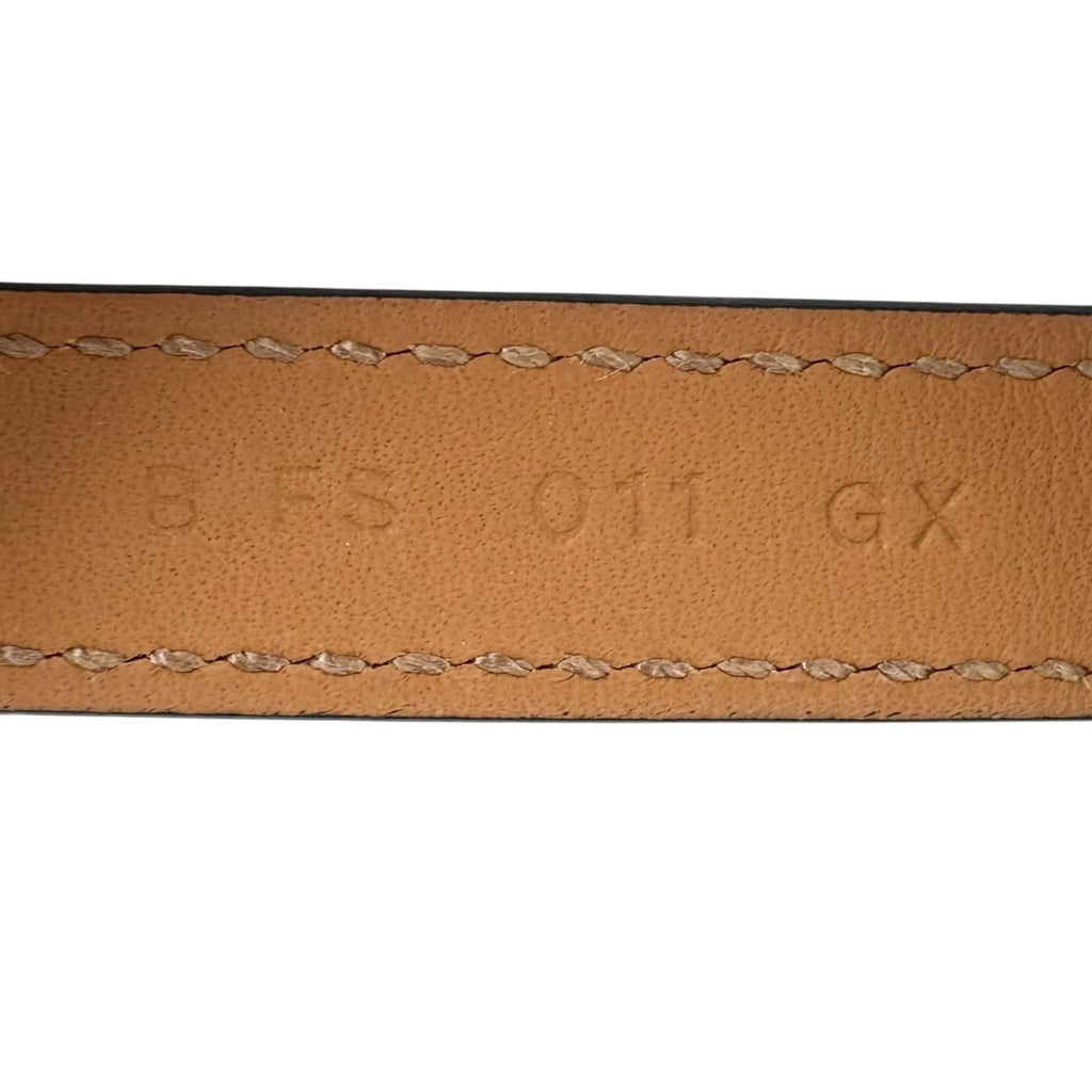 Hermes Kelly Double Tour Chevre Gold Bracelet Pink T2 — view 9