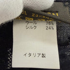 Louis Vuitton Etole Monogram Silk Blend Large Shawl Scarf Black — view 9
