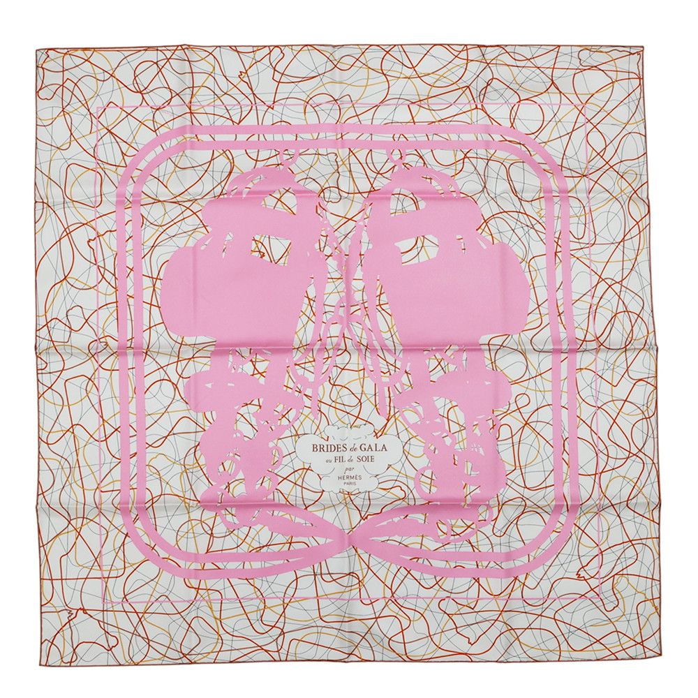 Hermes Scarf Carre 90 Brides de Gala Au Fil de Soie Silk