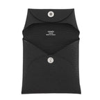 Hermes Coin Case Bastia Black Chevrumisor Wallet Purse — view 4