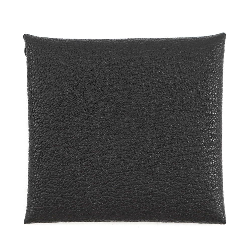 Hermes Coin Case Bastia Black Chevrumisor Wallet Purse — view 3