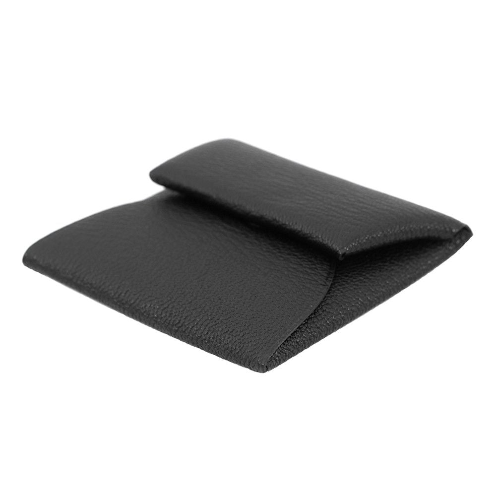 Hermes Coin Case Bastia Black Chevrumisor Wallet Purse — view 2