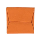 Hermes Bastia Orange Silver Chevre Coin Purse — view 2