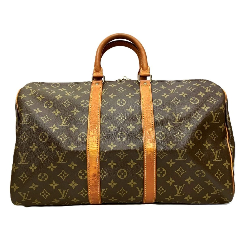 Louis Vuitton Keepall 45 Monogram Boston Bag Canvas