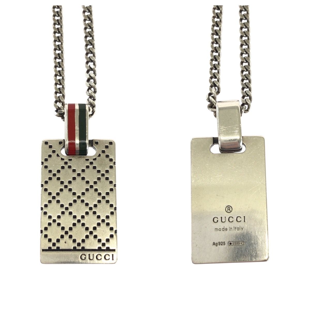 Gucci Sherry Line Diamante 925 Sterling Silver Necklace — view 2