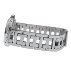Hermes Clipper Cles Stainless Steel Silver Quartz Analog Display Pink Shell — view 4