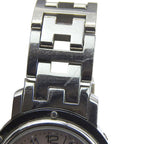 Hermes Clipper Cles Stainless Steel Silver Quartz Analog Display Pink Shell — view 8