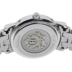 Hermes Clipper Cles Stainless Steel Silver Quartz Analog Display Pink Shell — view 6