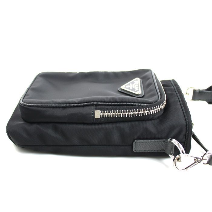 Prada Tessuto Shoulder Bag Black — view 2