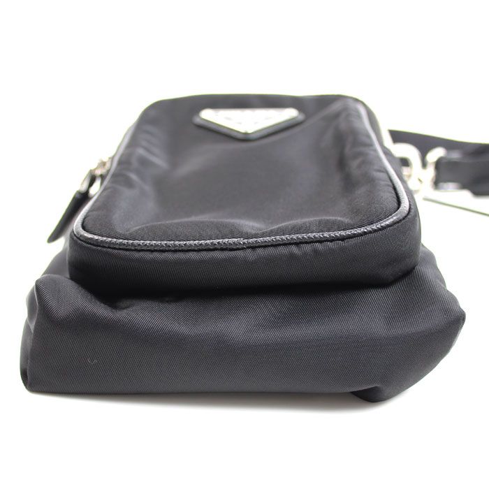 Prada Tessuto Shoulder Bag Black — view 3