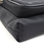 Prada Tessuto Shoulder Bag Black — view 6