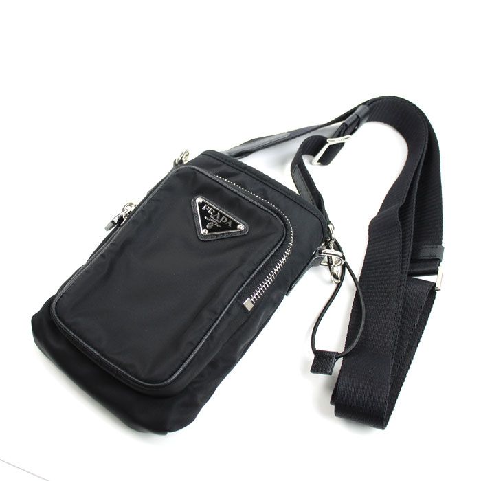 Prada Tessuto Shoulder Bag Black