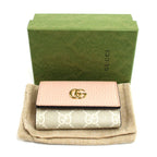 Gucci Double Bicolor Key Case Dusty Pink Key Holder — view 7