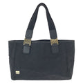 Gucci Horsebit Black Gold GG Canvas Leather Tote