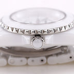 Chanel Phantom Ceramic Quartz Analog Display White Dial Watch — view 8
