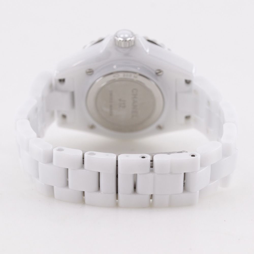 Chanel Phantom Ceramic Quartz Analog Display White Dial Watch — view 5