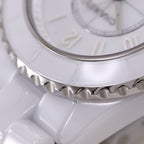 Chanel Phantom Ceramic Quartz Analog Display White Dial Watch — view 9