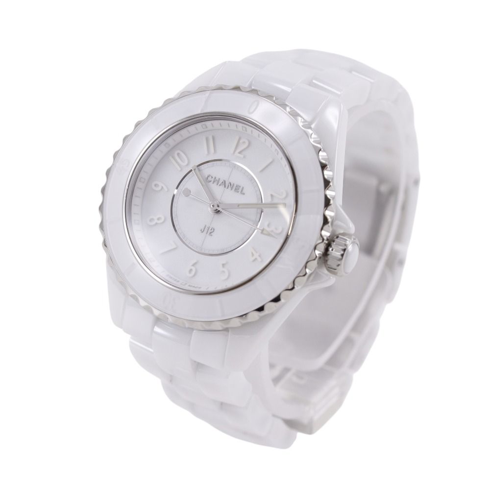 Chanel Phantom Ceramic Quartz Analog Display White Dial Watch — view 2