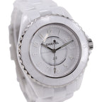 Chanel Phantom Ceramic Quartz Analog Display White Dial Watch — view 3