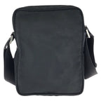 Prada Tessuto Black Silver Nylon Shoulder Bag Pochette — view 2