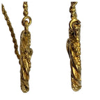 Chanel Vintage CC Logo Gold Metal Pendant — view 3