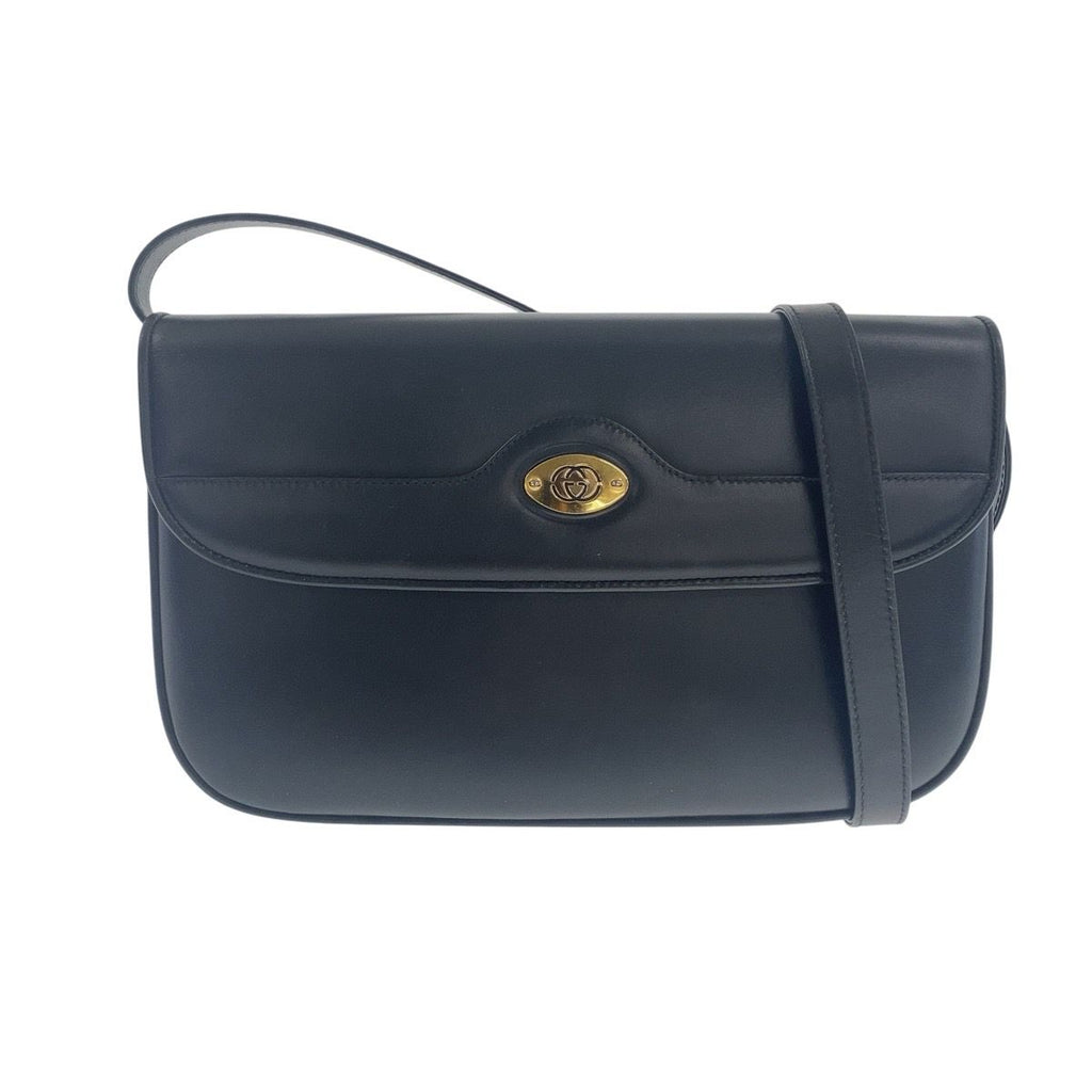 Gucci Black Gold Leather 004 106 Shoulder Bag Clutch