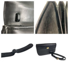 Gucci Black Gold Leather 004 106 Shoulder Bag Clutch — view 6