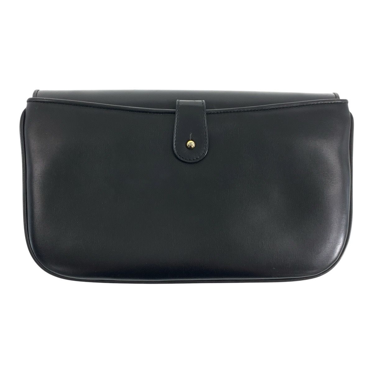 Gucci Black Gold Leather 004 106 Shoulder Bag Clutch — view 2