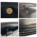 Gucci Black Gold Leather 004 106 Shoulder Bag Clutch — view 5