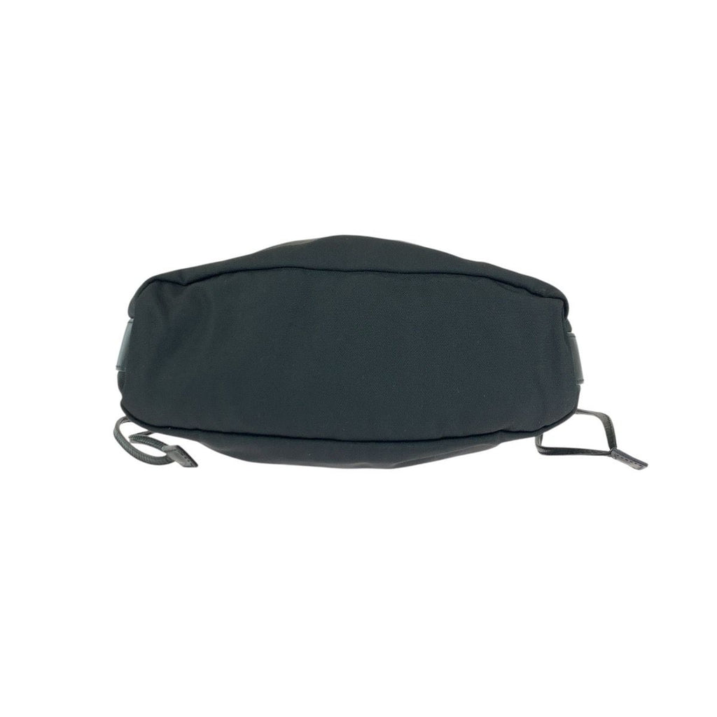 Gucci Black Gunmetal Nylon Leather 001 Shoulder Bag Pochette — view 9