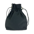 Gucci Black Gunmetal Nylon Leather 001 Shoulder Bag Pochette — view 2