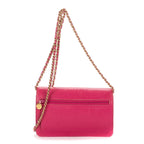 Chanel Timeless Chain Wallet Fuchsia Caviar Leather Shoulder — view 4