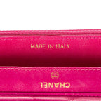 Chanel Timeless Chain Wallet Fuchsia Caviar Leather Shoulder — view 9