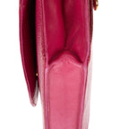Chanel Timeless Chain Wallet Fuchsia Caviar Leather Shoulder — view 6