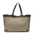 Gucci Large Abbey D Ring Tote Beige GG Canvas — view 5