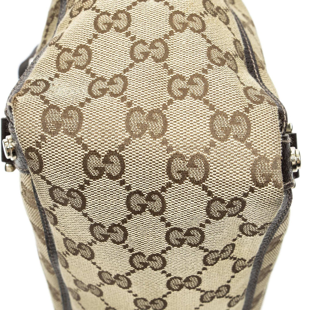 Gucci Large Abbey D Ring Tote Beige GG Canvas — view 8