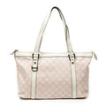 Gucci Abbey Zip Tote Pink GG Canvas