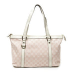 Gucci Abbey Zip Tote Pink GG Canvas