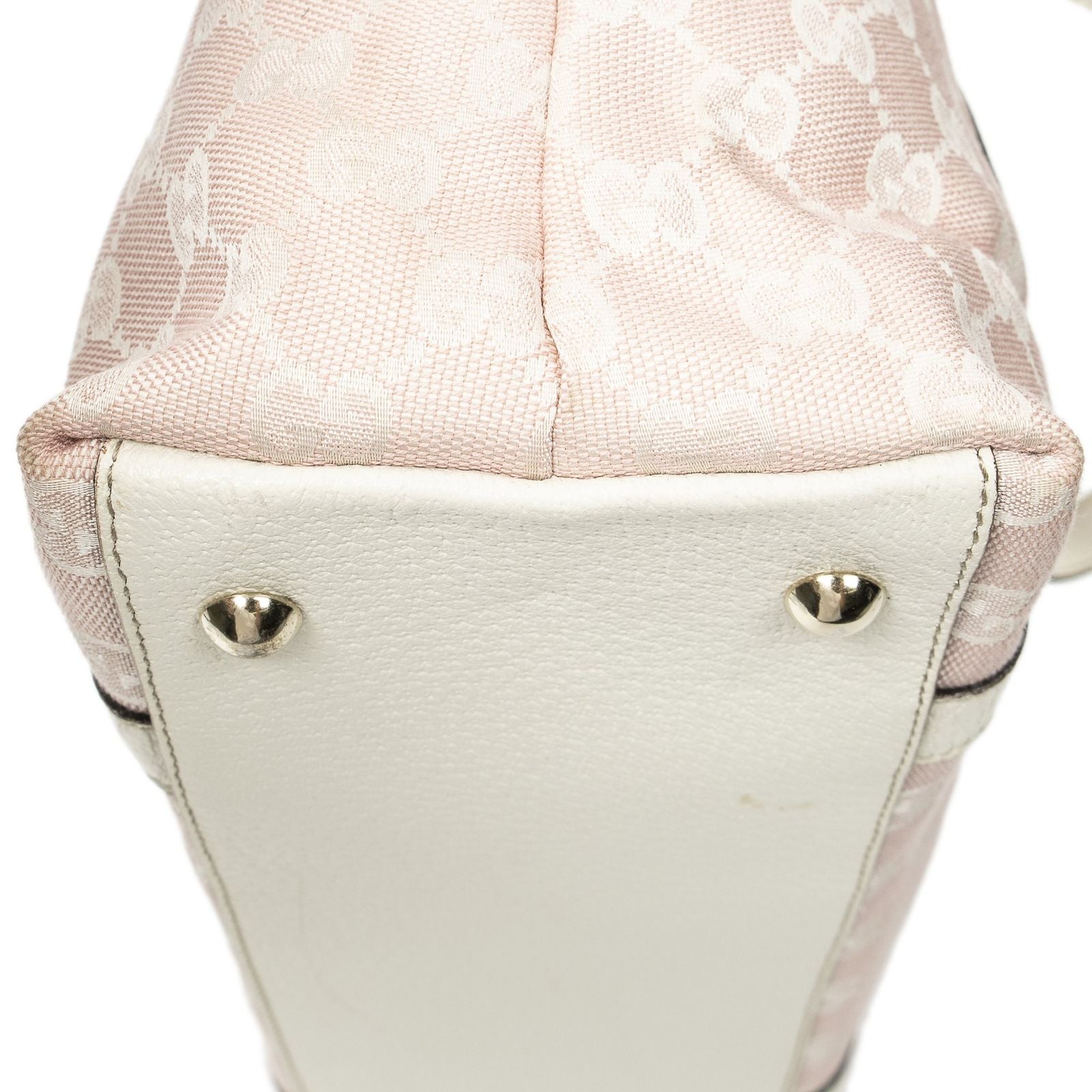 Gucci Abbey Zip Tote Pink GG Canvas — view 7