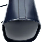 Saint Laurent Drawstring Cross Belt Bag Navy Smooth Calfskin — view 8