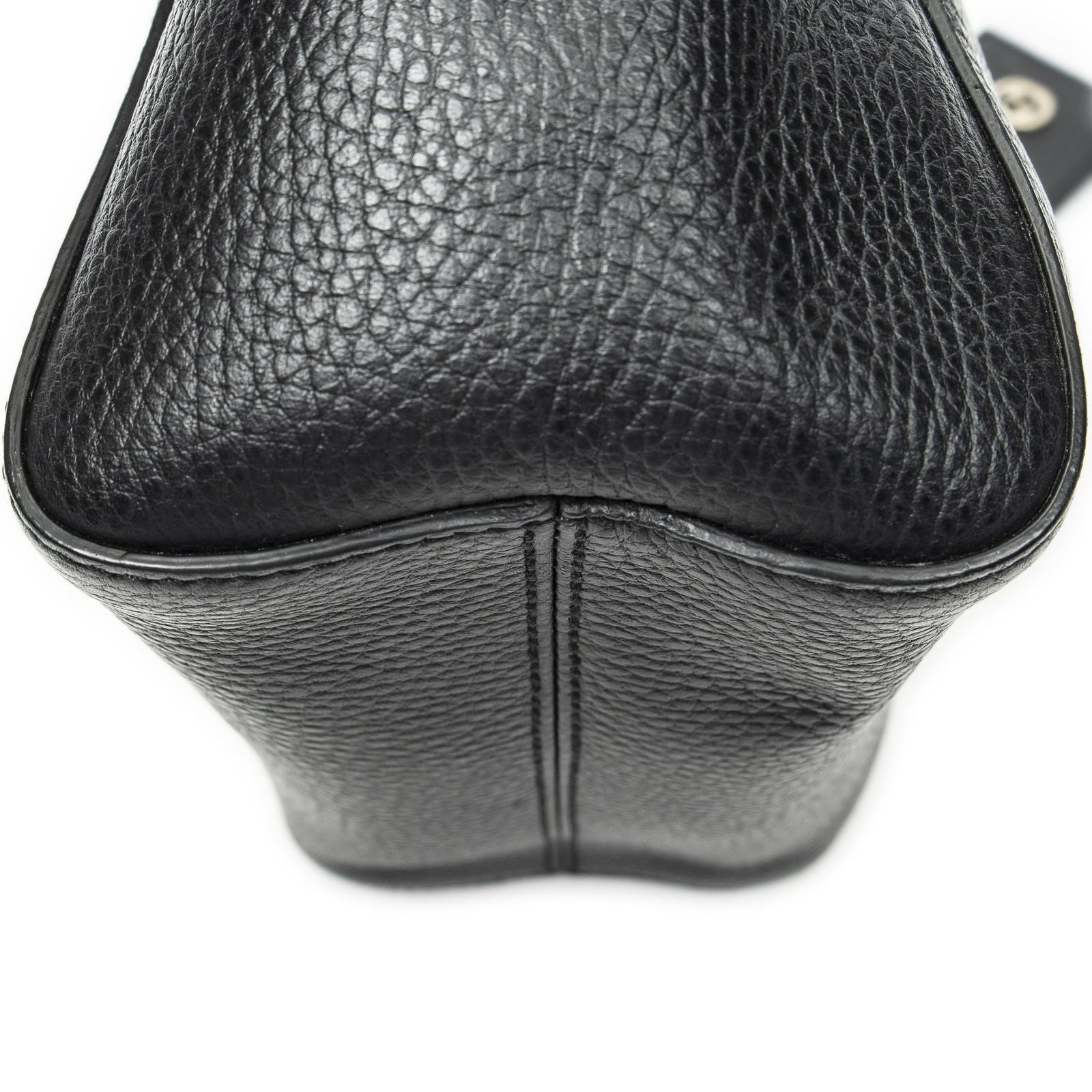 Gucci Mini Swing Tote Black Calfskin Leather — view 8