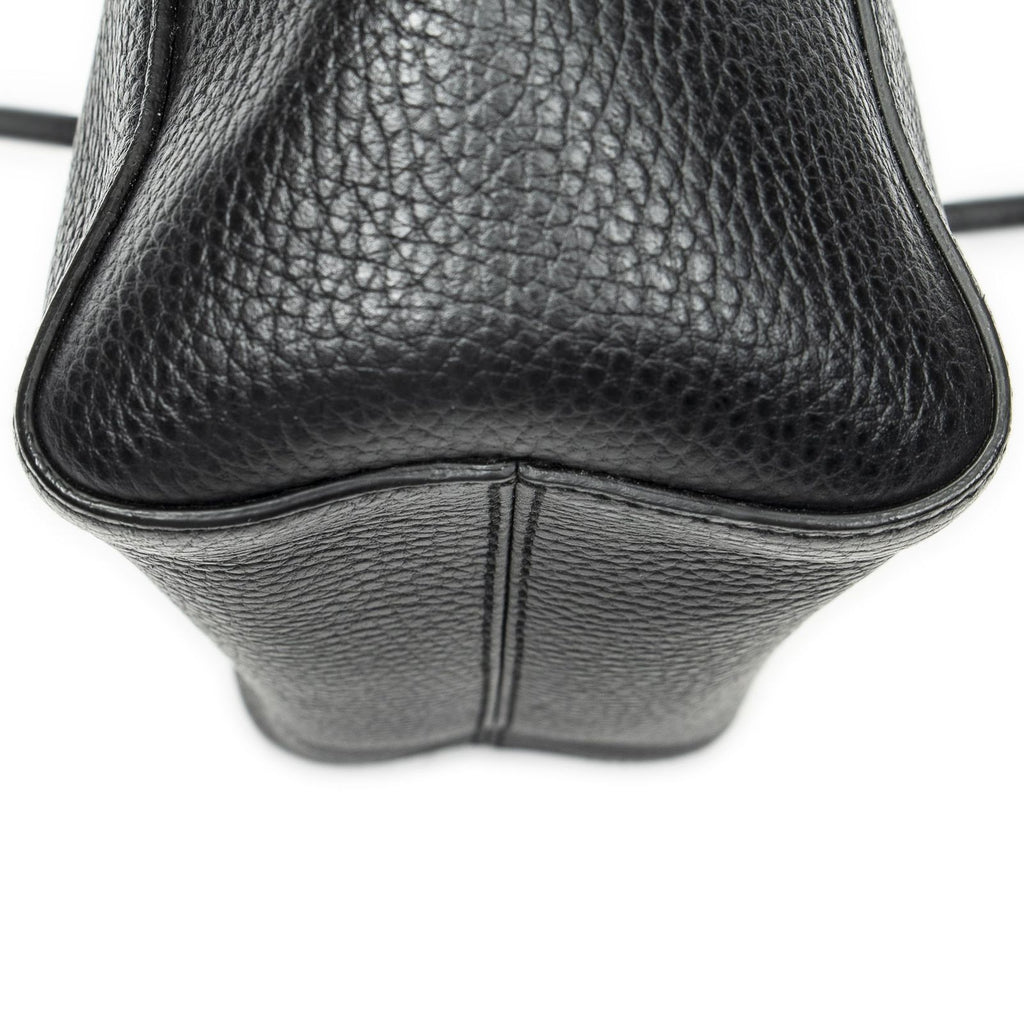 Gucci Mini Swing Tote Black Calfskin Leather — view 7